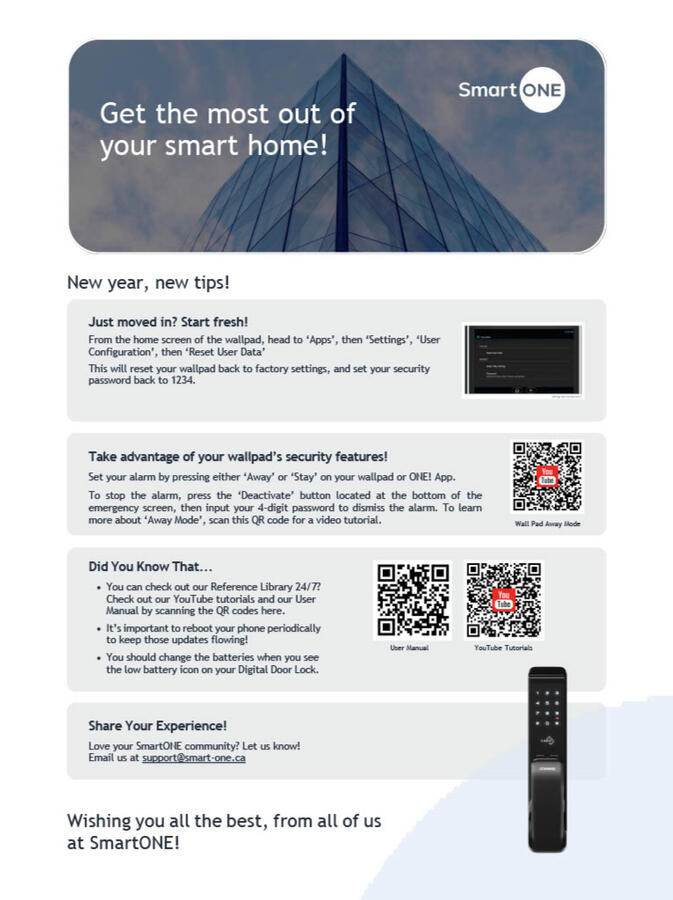 Quarterly Newsletter - New Residents